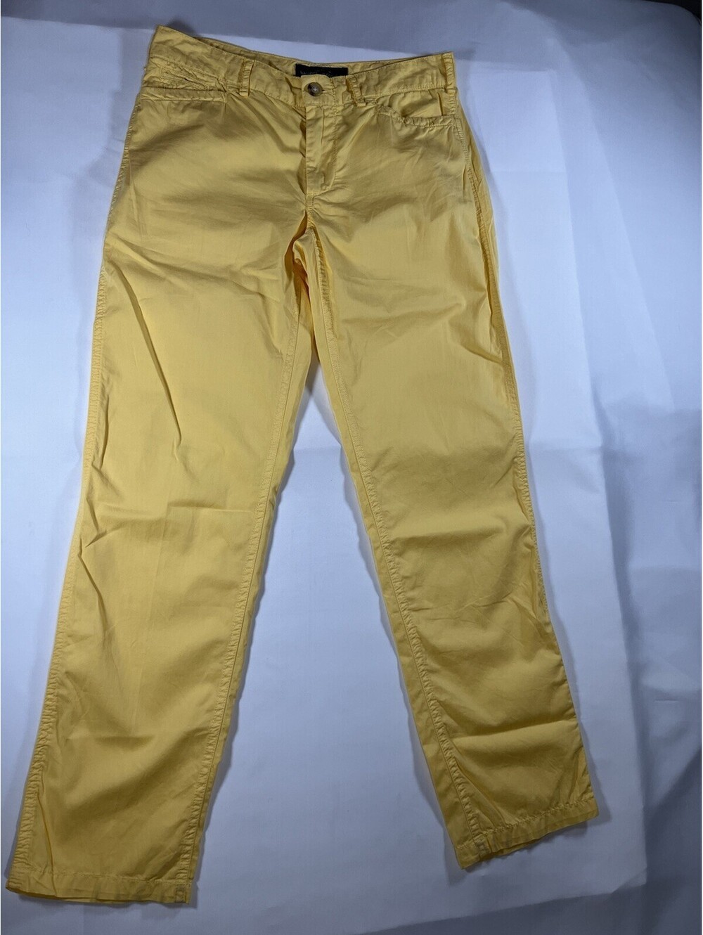 Lauren Ralph Lauren Pants Yellow Straight Leg Pockets Women’s Sz 2